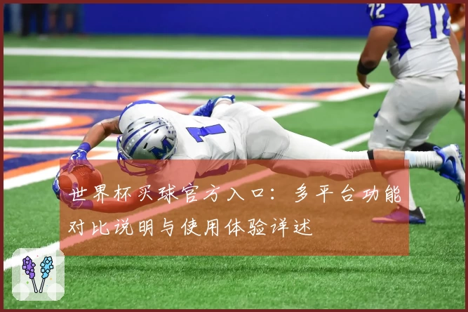 世界杯买球官方入口：多平台功能对比说明与使用体验详述